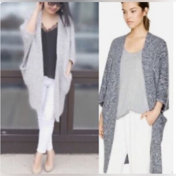 Aritzia Babaton Javier Cocoon Mohair Alpaca Blend Cardigan EUC Size S/M - Picture 13 of 16